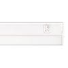 Jesco 32 Inch 16W shallow profile LED Linkable Undercabinet with Adjustable CCT SG150-32-SWC-WH